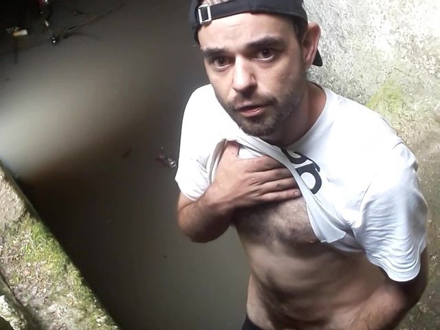 I Am Jerk off Cum Under Stones with Fleshlight (Jerkoff lover)