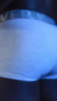 Black Stud Showing off Underwear and Gooning, Getting Hard and Showing Muscle Butt and BBC