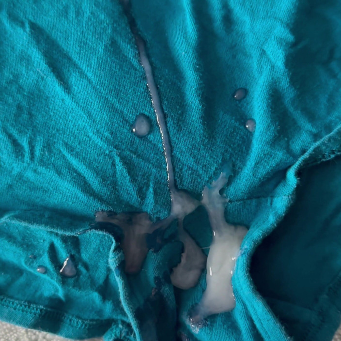 CumDaily: Cum on Wife’s Panties 19