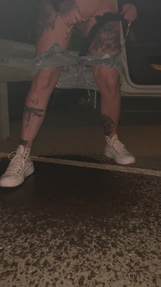 Thumbnail of Golden Shower on a Street