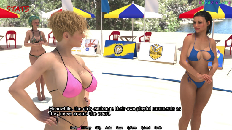 Porny Games: 辛巴克劳的《崇拜婚姻》- 金发人妻被大黑干，性感泳池派对5