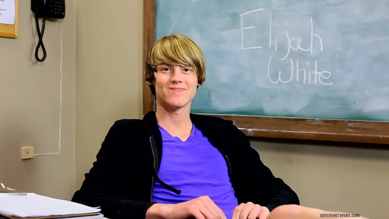 Teach Twinks: Sul set con il dolce Elijah