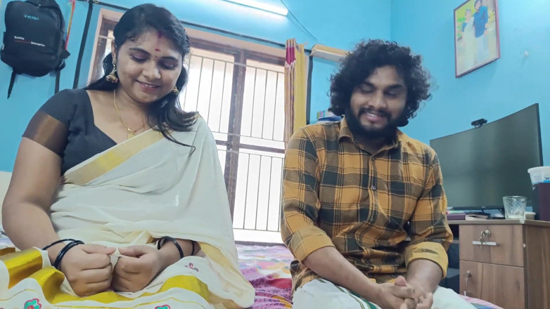 Vaigavarun45: Cuplu Mallu video în prima noapte, sex în prima noapte, Kerala Saree...