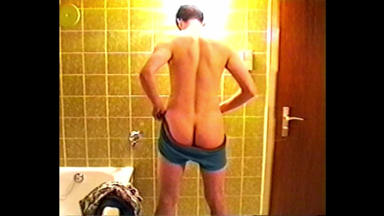 Mark Hannes: Ерегувати пеніс, сеча і мастурбація з горбом, камера hi8