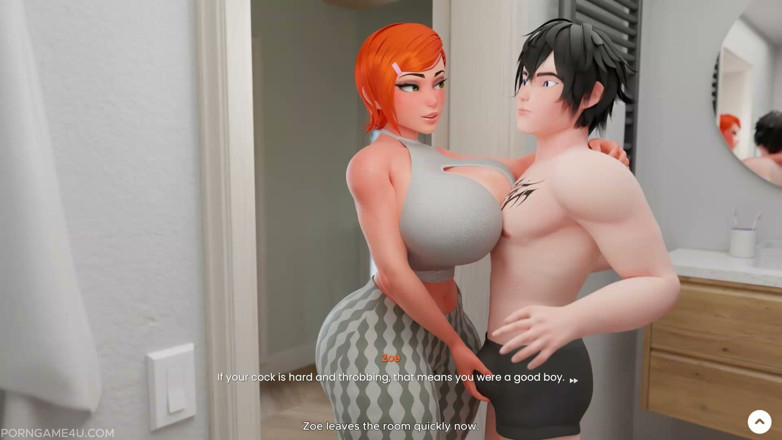 PORN GAME 4U: Mansion Days bezweet na de training badkamerseks en gepassioneerd fokken...