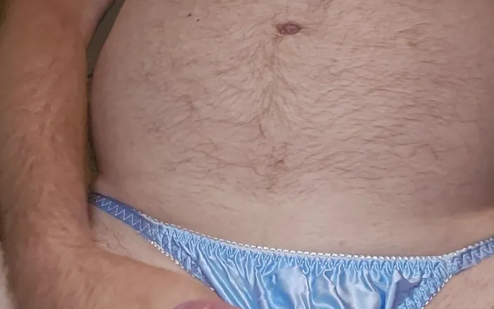 Fantasies in Lingerie: Do You Like These Light Blue Panties?