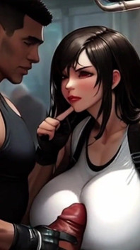 Tifa viene scopata con le tette sul treno Midgar