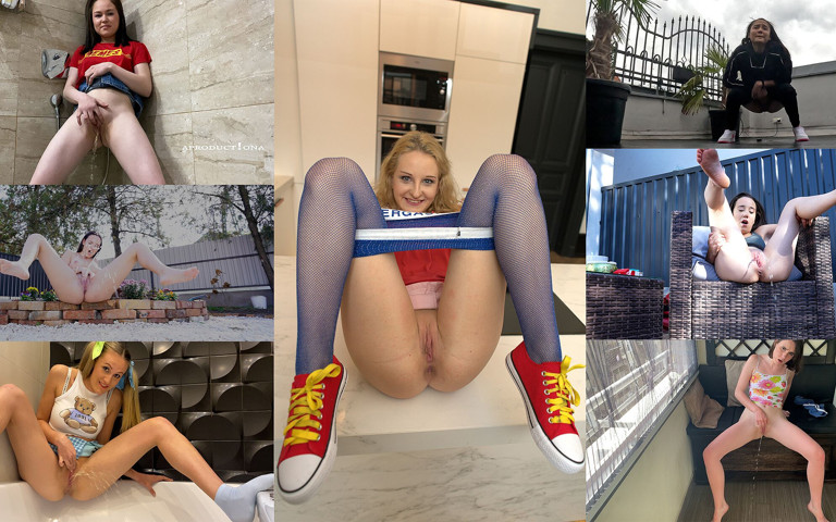 7 Girls Pee Compilation