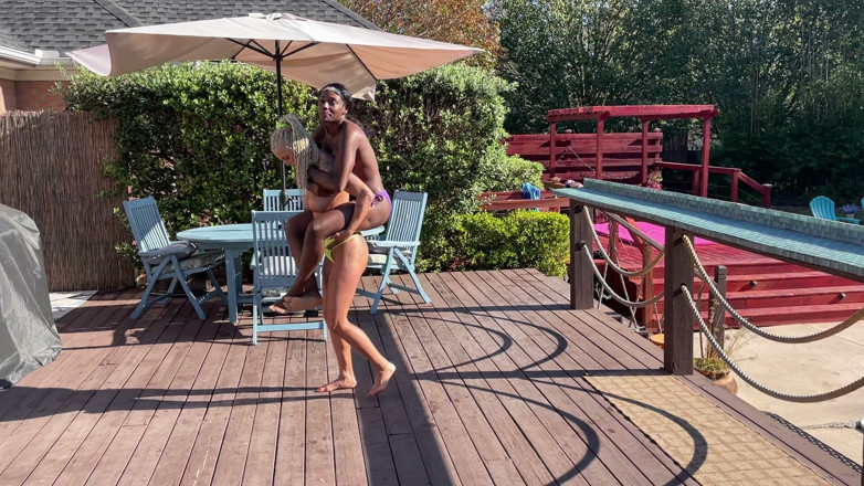 CJ Films: Topless Lift and Carry Featuring Paris Love and Andi Vicious