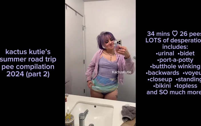 Kactus kutie: Summer Road Trip Pee Compilation Part 2