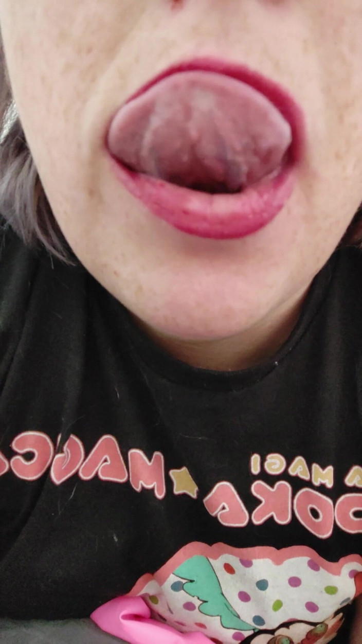 AngYourDirtyCanadian: Close up of My Mouth and Tongue