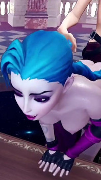 Futând Jinx din spate - League of Legends: Parodie porno 3D
