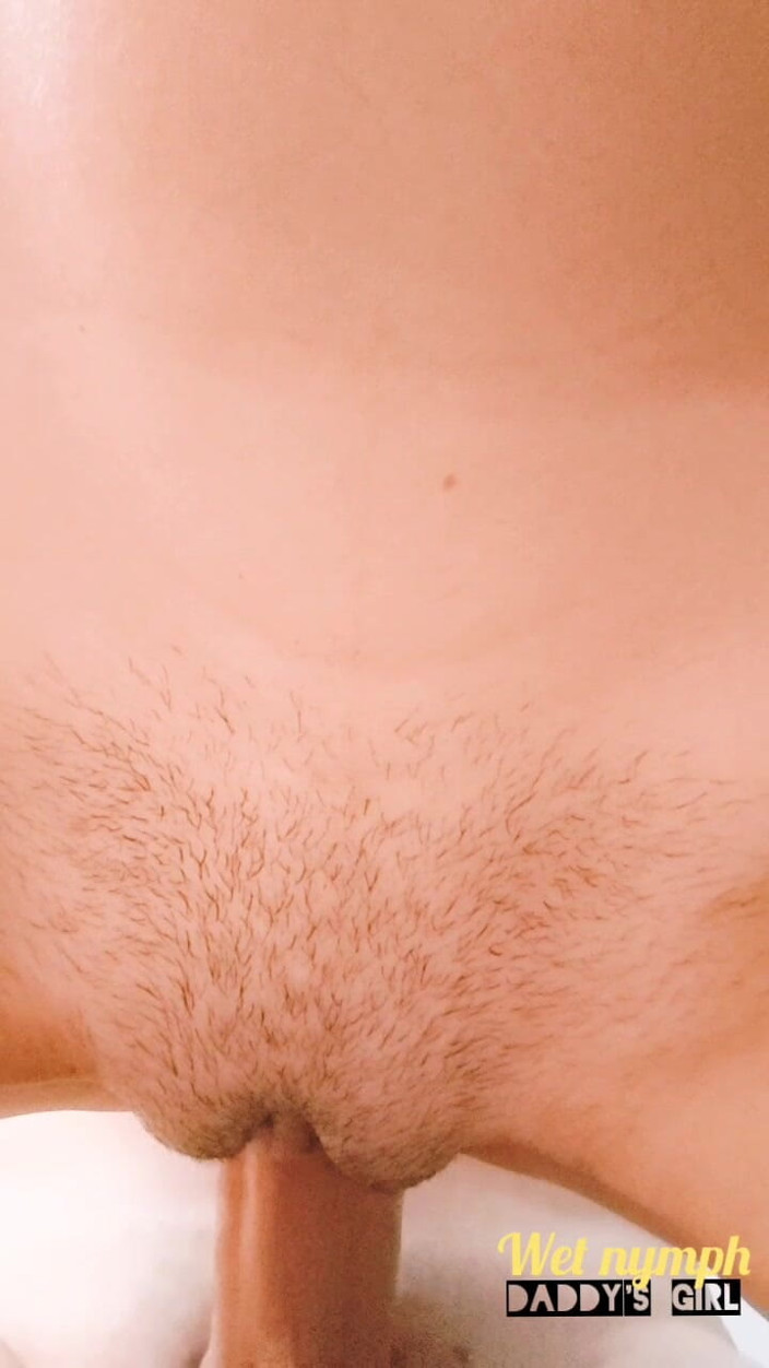 Wet Nymph: Stepdaddy's Fat Cock Fucks Tight Pussy Stepdaughter to Orgasm