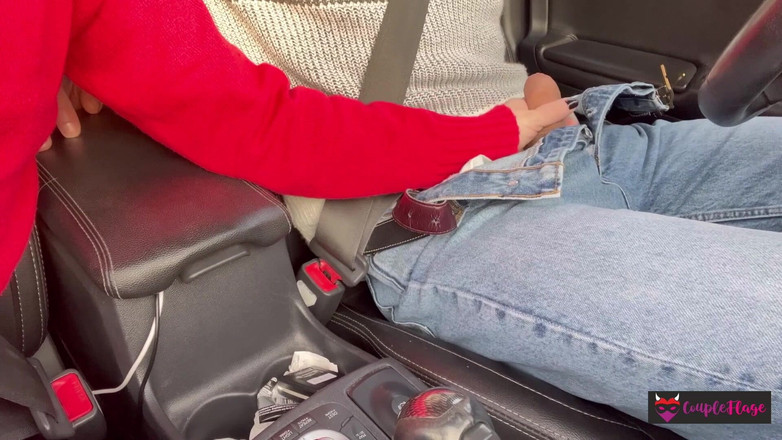 Coupleflage: Na Autostradzie Doprowadzam Kierowcę Ubera Do Orgazmu