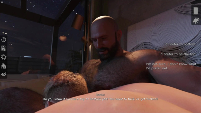 Future man: Muscular Gay Fucking Young Sam Asshole and Anal Sex Creampies