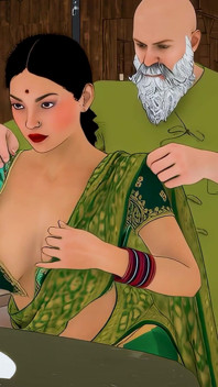 Kåta desi indisk bhabhi knullad hårt av by ledare utomhus hardcore sex hindi ljud engelska undertexter