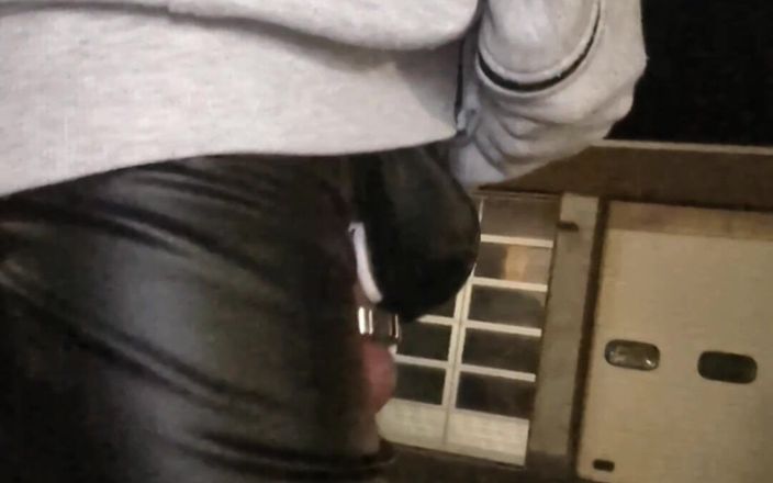 kinkygaynudist: Man Walks Outside and Shows His Balls