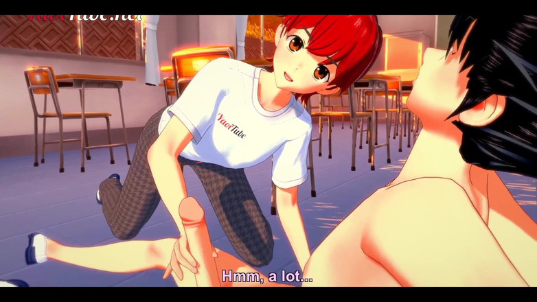 Yaoitube: Yaoi hentai 3d - shiro &amp;naruto [yaoitube mascot] ngocok kontol &amp; seks anal di kelas...