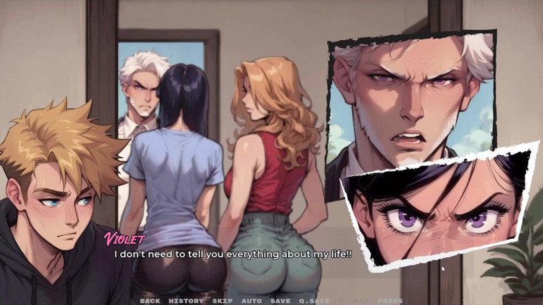 Cumming Gaming: Min nya flickvän tabu hentai spel ep.49 Min styvsyster tog...