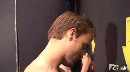 Gay Diaries: Group of young guys participate at a blowing contest and...