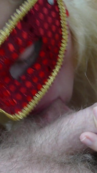Perverted MILF on Her Knees to Get a Taste of That Big Cock