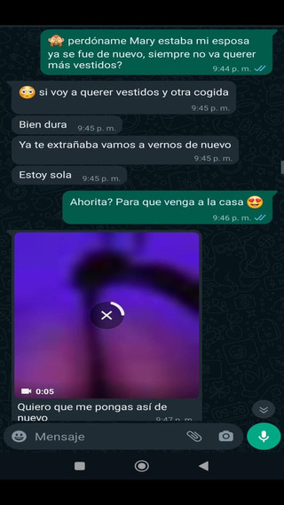 Mexicasero: Obrolan Whatsapp dengan tetanggaku yang tidak setia dijual untuk pakaian