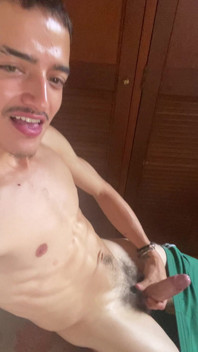 Young Guy Masturbates