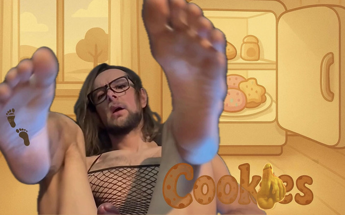 Cookies: Elle squirte en levant ses pieds puis en lui dégoulinant...