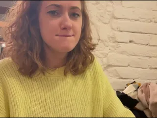 Lovense Lush Control in Restaurant