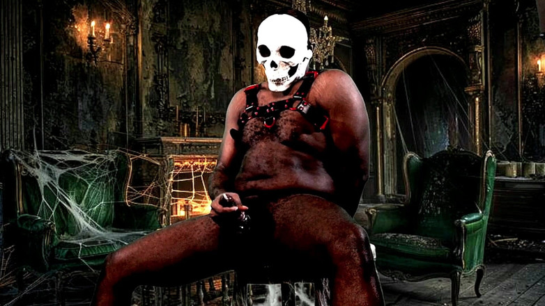 Blkbamaboi73: Gooning v strašivém zámečku - obrovský penis beefy jock připraven ke...