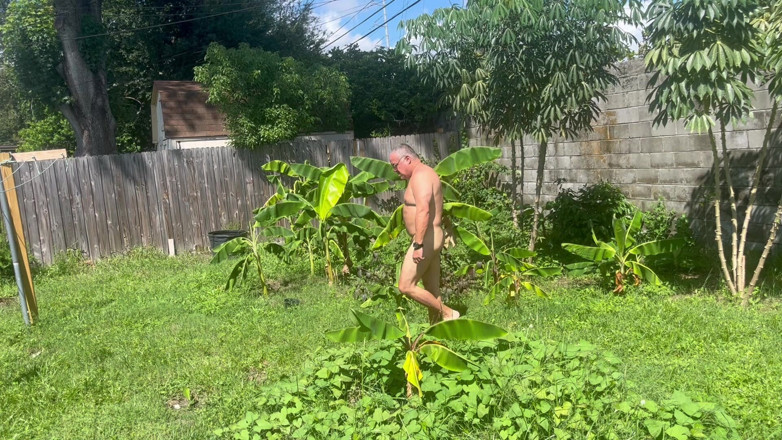 ragil01: Nude in the Back Yard