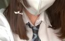 Gionji Miyu: [Miyu&amp;#039;nun fantezisi] Okul üniformasıyla erkek arkadaşıyla telefonda seks