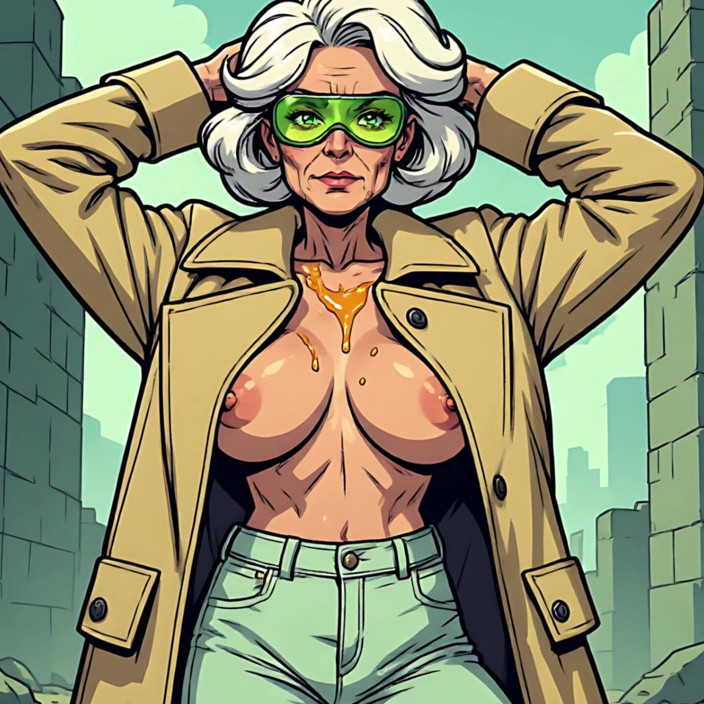 AI Porn: Sticky Tits Cartoon Style Art