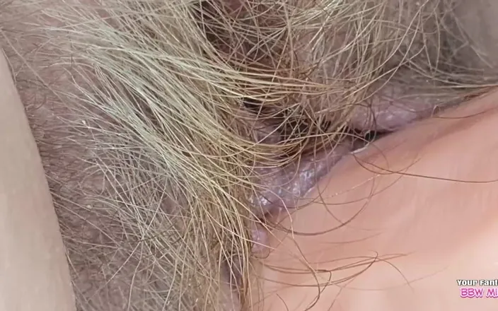 BBW_Wife: Cum Play with Auntys Hairy Pussy