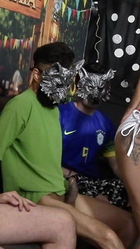 Suruba Na Hora Do Jogo Do Brasil