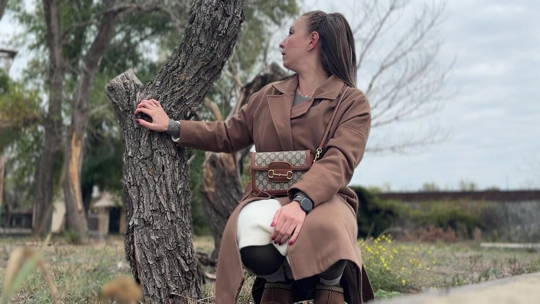 Hottie goddess: Street Sneeze Ecstasy POV