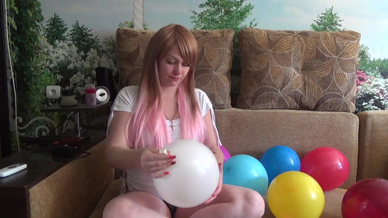 Goddess Misha Goldy: 10 różnych kolorowych balonów!