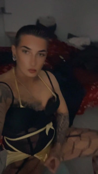 Transvestite High Heels Mini Skirt