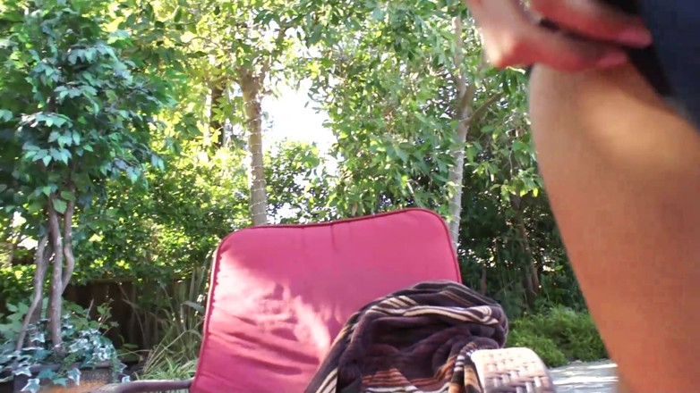 Xtime Network: Brunette likes indoor and outdoor fuck by the pool