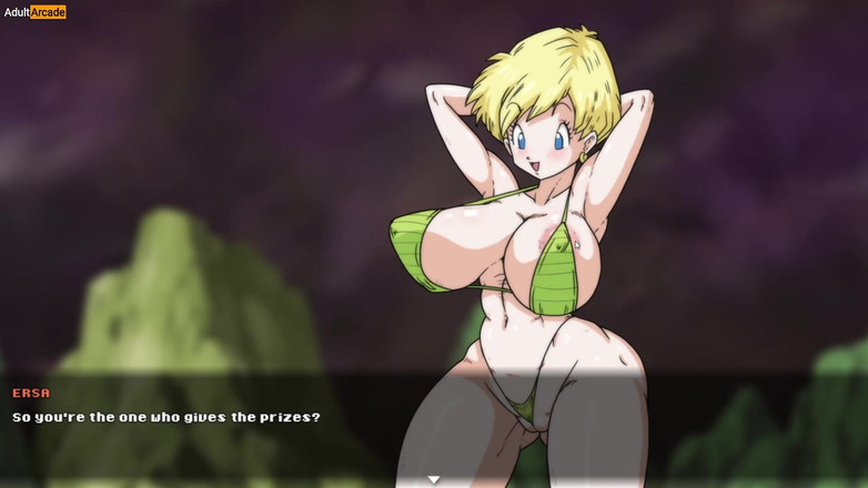 LewdArcade: Dragon Boll Z Ersa Parodie joc sexual - Turneul Super Curvă...