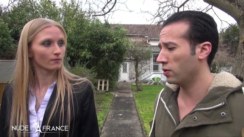 Nude in France: Gorgeous blonde with beautiful long hair gets banged by her...