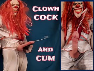 Sixxstar69 creations: Clown porno, clown, grosse bite et éjaculations