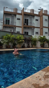 Sfw Playing About in Our Swimming Pool