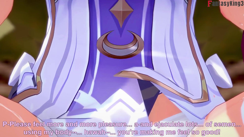 Fantasy king: Columbina pijpbeurt - Genshin-impact