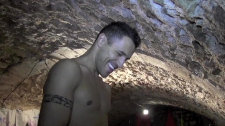 STRAIGHT BOY CURIOUS: Juan Perez fucked by strait boy fucirous in discret basement