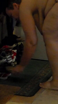 Jen Is Sorting Shoes All Naked