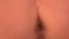Lenny shows her pussy slowly and gets wet with pleasure