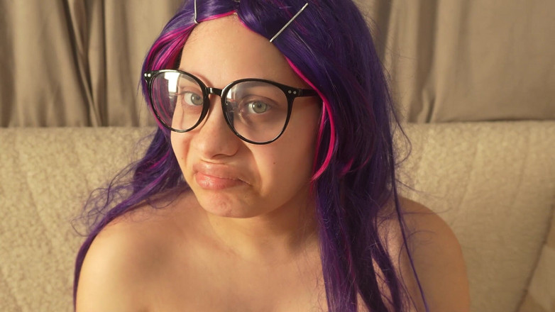 AmayaMori: 我的继妹做愚蠢的脸并做颜射，挑逗然后给你一个虚拟的打手枪