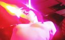 Mistress Kira: Las Vegas striptizerka topless scena