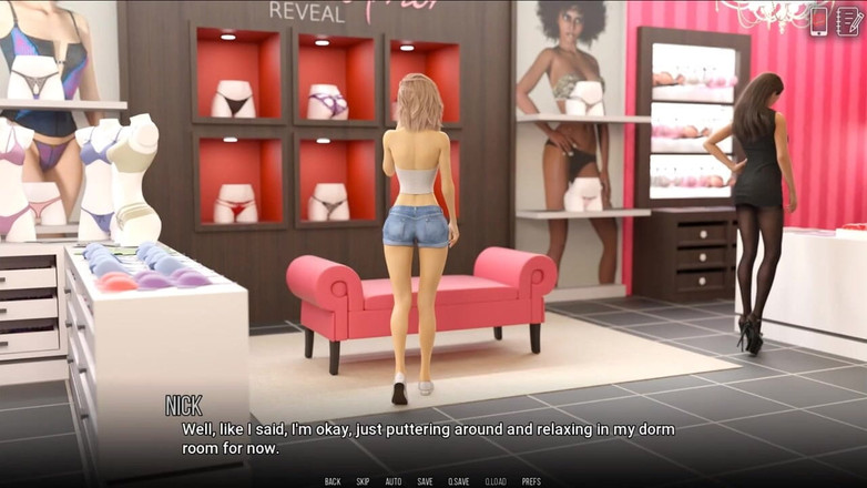 Miss Kitty 2K: Université des problèmes 111 - show dans la cabine d’essayage par misskitty2k